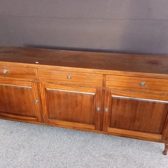DARK WOOD LOUIS XVI STYLE SIDEBOARD L1.84M H81CM D46CM