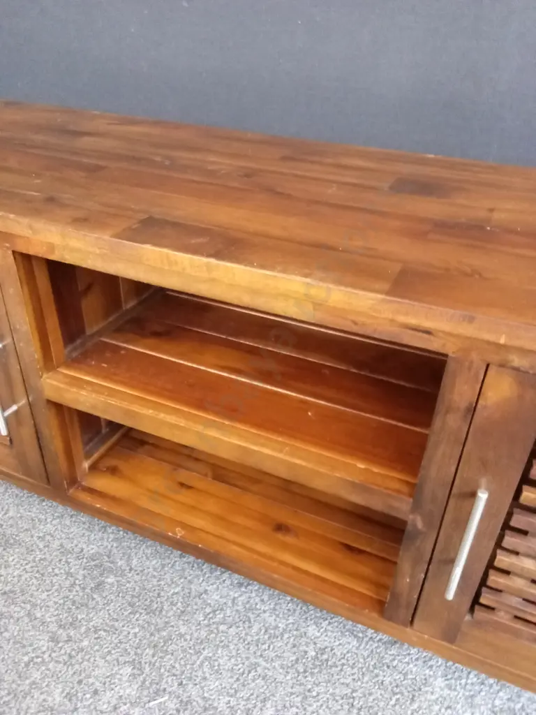 WOODEN TV ENTERTAINMENT UNIT H51CM L1.45M D50CM Image 1++