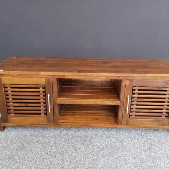 WOODEN TV ENTERTAINMENT UNIT H51CM L1.45M D50CM