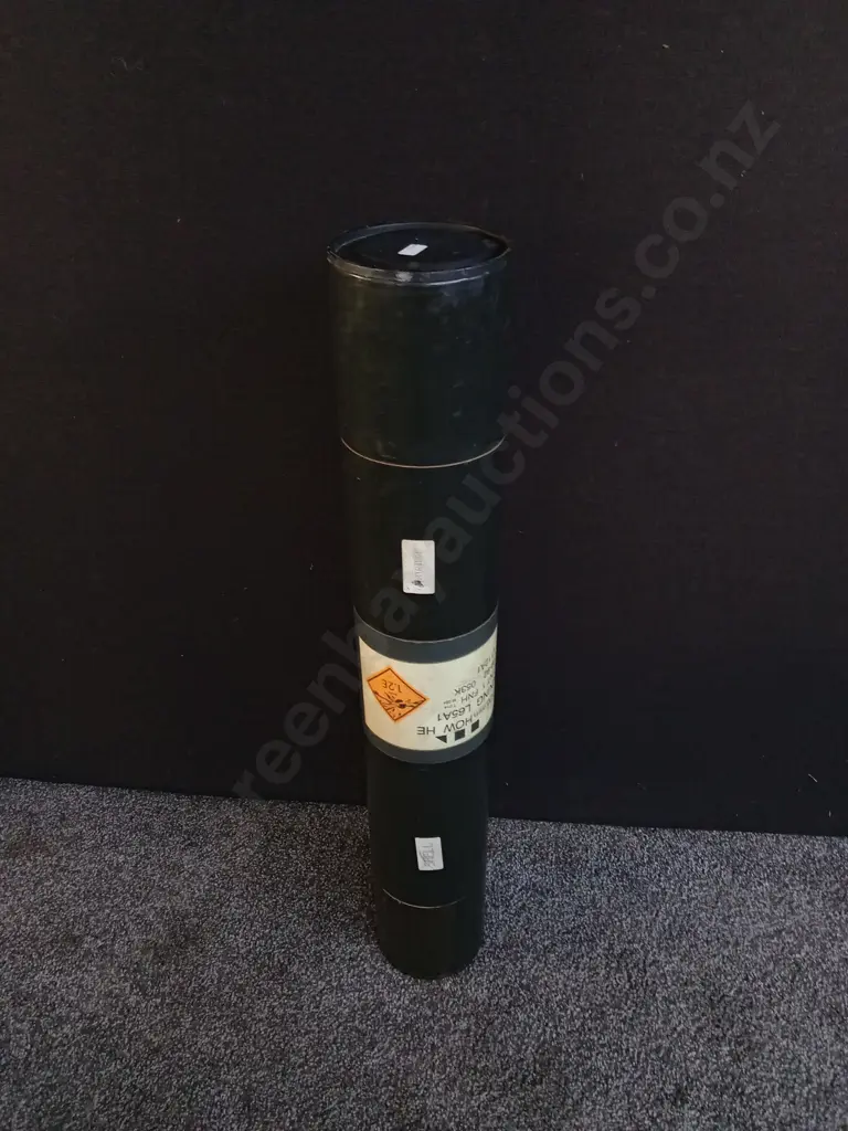HOWITZER AMMUNITION SHELL STORAGE TUBE WITH ORIGINAL MARKINGS Image 1++
