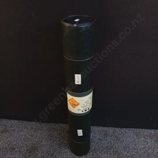 HOWITZER AMMUNITION SHELL STORAGE TUBE WITH ORIGINAL MARKINGS