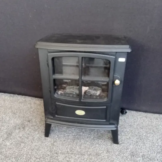 DIMPLEX BRAYFORD ELECTRIC FREESTANDING FLAME EFFECT HEATER L45CM D30CM H55CM WORKING