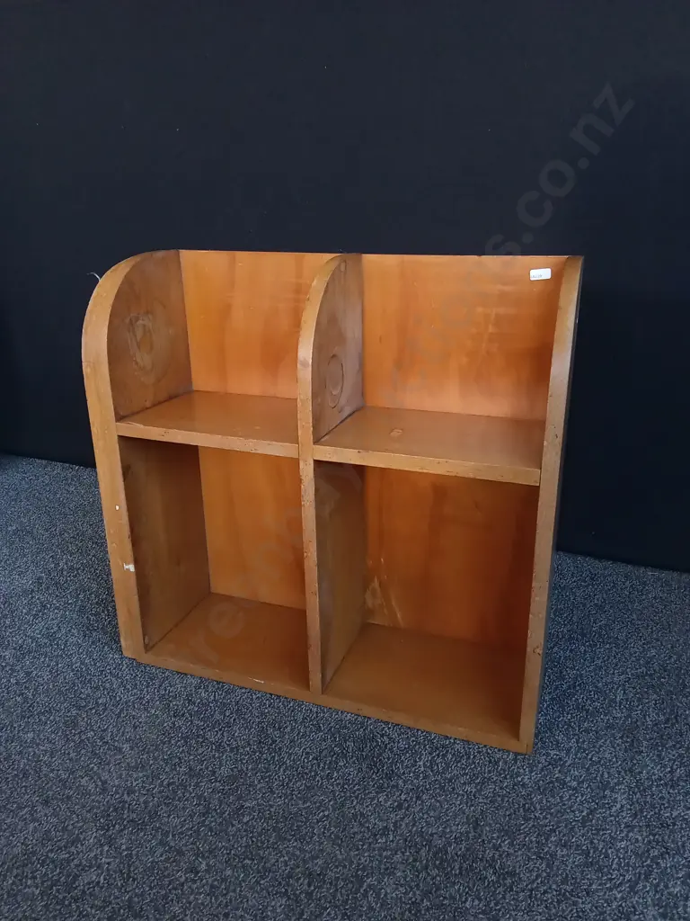 WOODEN BOOKSHELF, W 63 CM X D 20 CM X H 61 CM Image 1++
