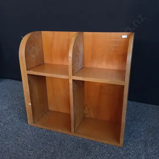 WOODEN BOOKSHELF, W 63 CM X D 20 CM X H 61 CM
