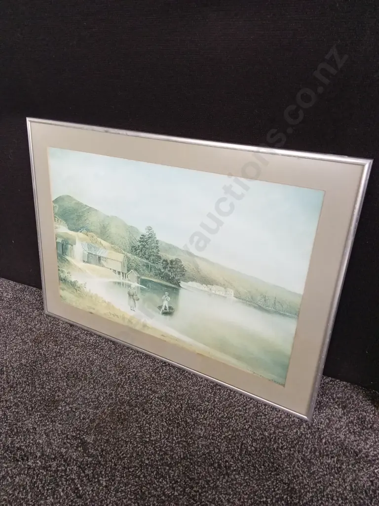 FRAMED LANDSCAPE SCENE 44X62CM Image 1++