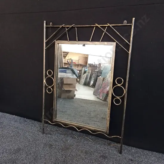 FRAMED MIRROR H 39CM