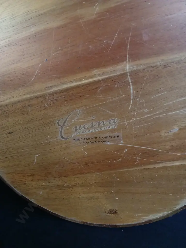 WOODEN BOWL, DIAMETER 25.5 CM Image 1++