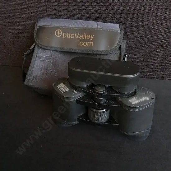 OPTIC VALLEY BINOCULARS AND CASE