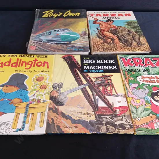 5 VINTAGE BOOKS