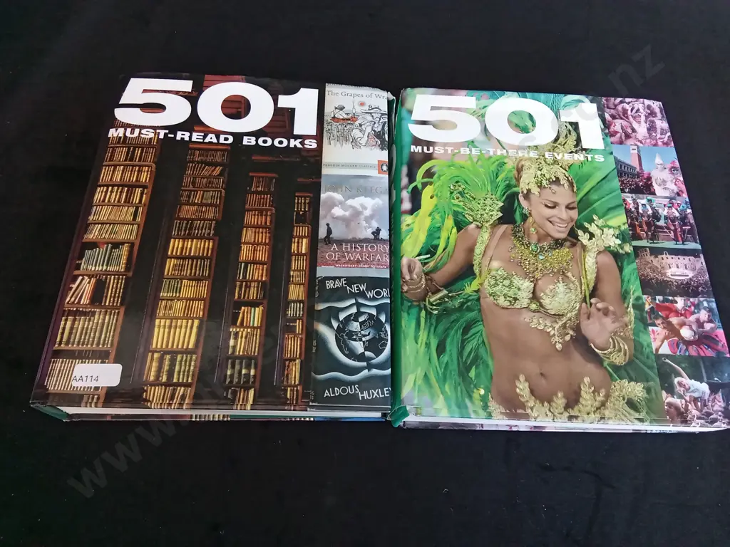 501 MUST-READ BOOKS AND 501 MUST-BE-THERE EVENTS Image 1++