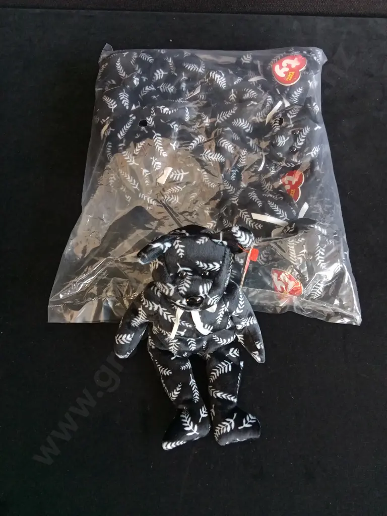 BRAND NEW BAG OF 6 TY BEANIE BABIES "SILVER" Image 1++