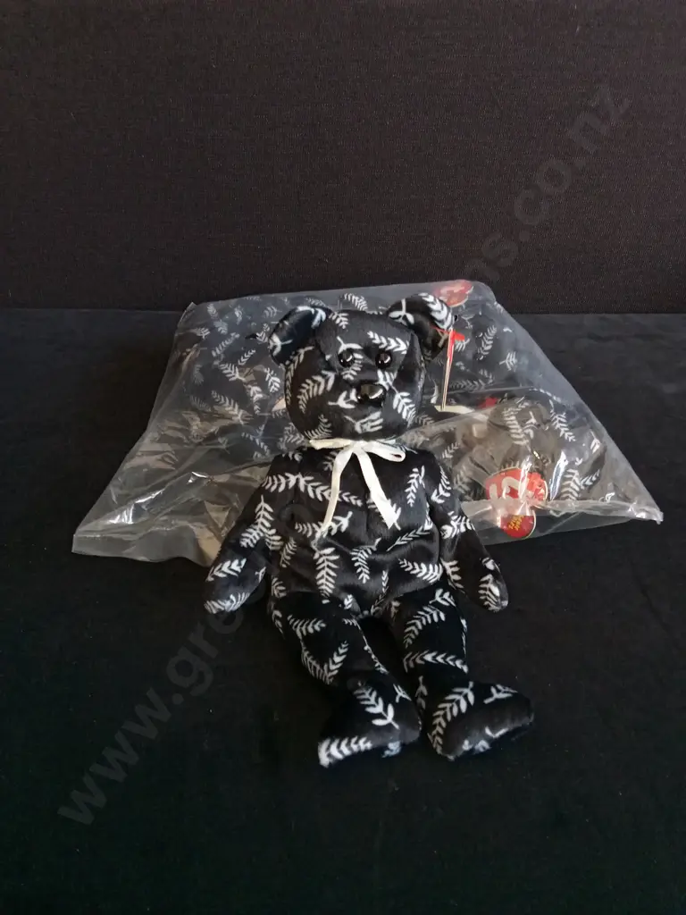 BRAND NEW BAG OF 6 TY BEANIE BABIES "SILVER" Image 1++