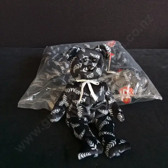 BRAND NEW BAG OF 6 TY BEANIE BABIES "SILVER"