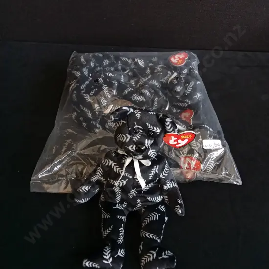 BRAND NEW BAG OF 6 TY BEANIE BABIES "SILVER"