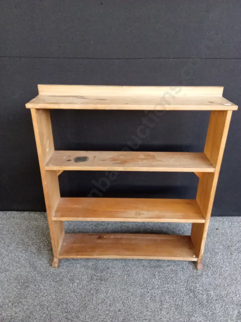 WOODEN BOOKCASE H96CM L83CM D20CM Image 1++