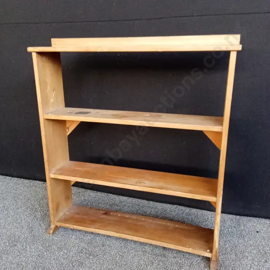 WOODEN BOOKCASE H96CM L83CM D20CM