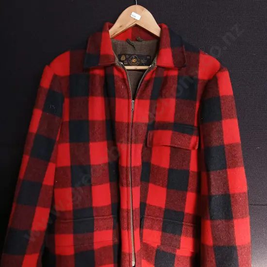 SWANDRI PURE VIRGIN WOOL CHECK JACKET
