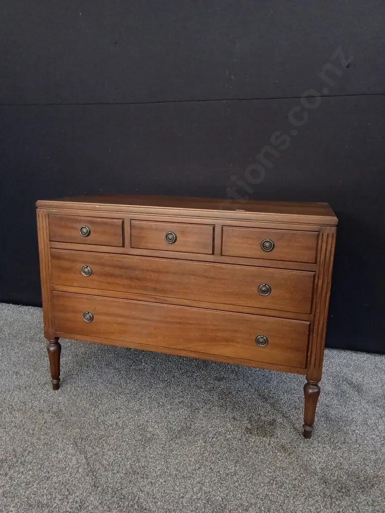 ANTIQUE LOUIS XVI STYLE CHEST OF DRAWERS, W 92 CM X H 67 CM X D 45 CM Image 1++