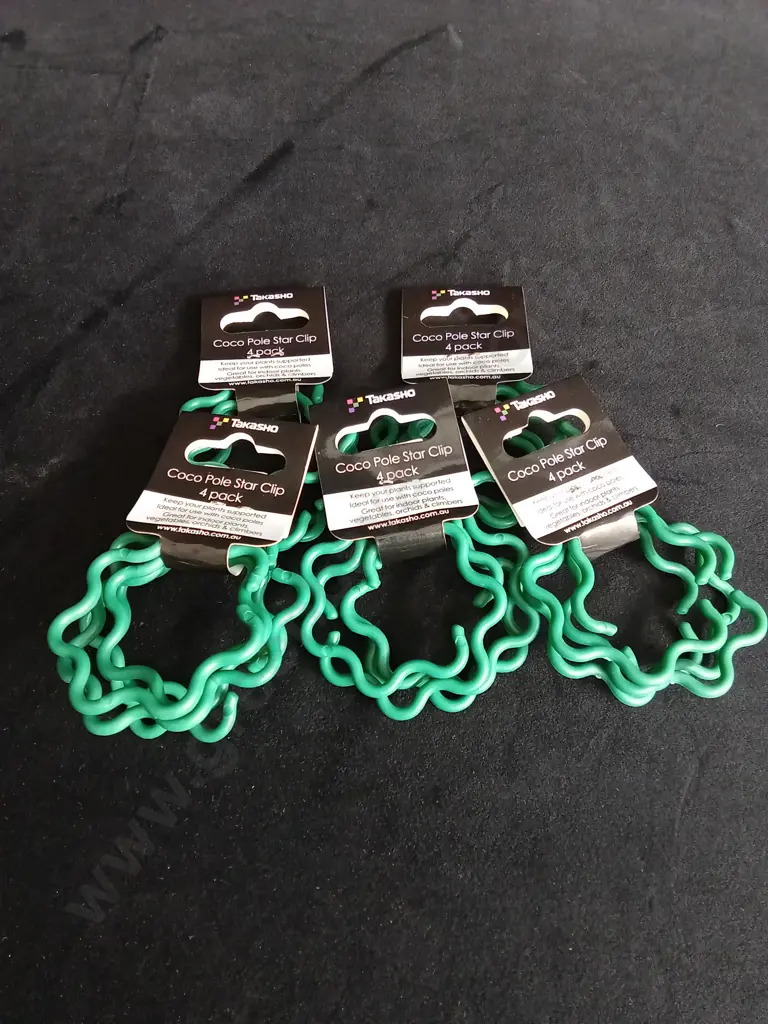 5 PACKETS OF TAKASHO COCO POLE STAR CLIPS Image 1++