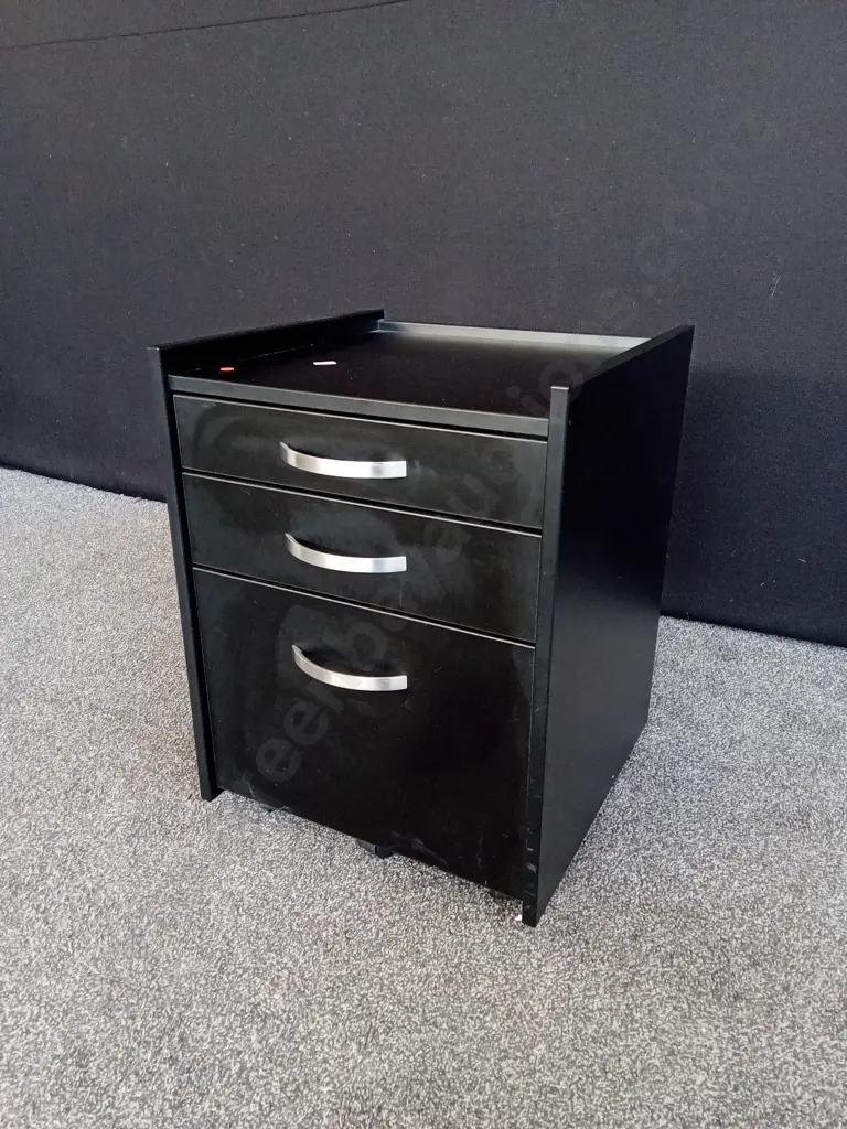 3 DRAWER UNDER DESK MOBILE, H 60 CM X W 45.5 CM X D 45 CM Image 1++