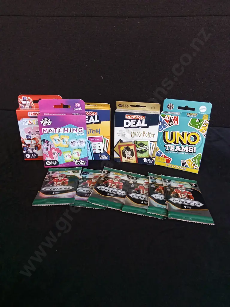 CARD GAMES AND PANINI PRIZM CARDS Image 1++
