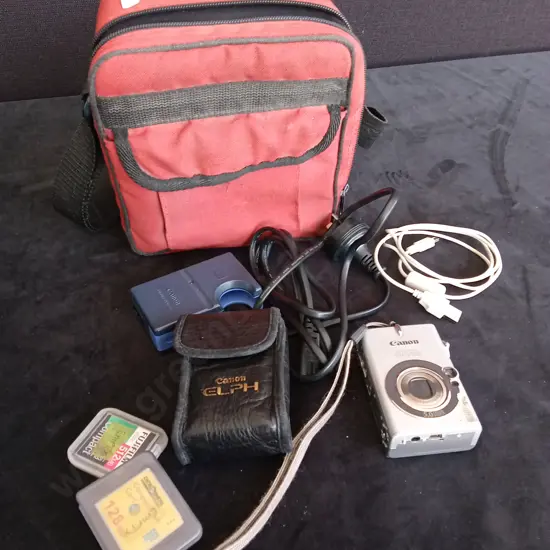CANON DIGITAL IXUS 500 CAMERA AND ACCESSORIES NOT TESTED