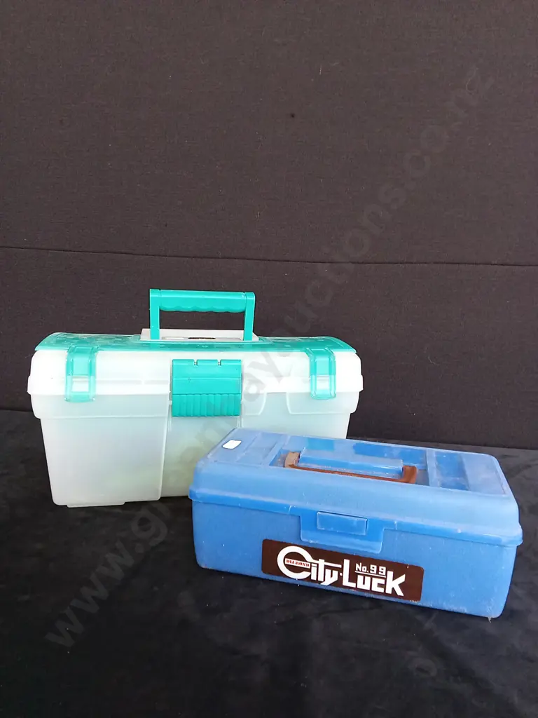 2 TACKLE BOXES ONE FULL Image 1++