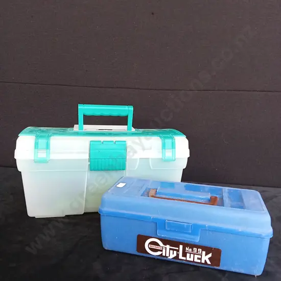 2 TACKLE BOXES ONE FULL