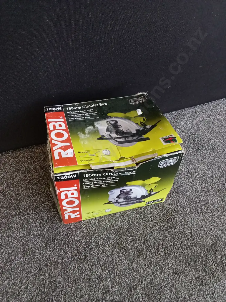 RYOBI 185MM CIRCULAR SAW, BOXED Image 1++