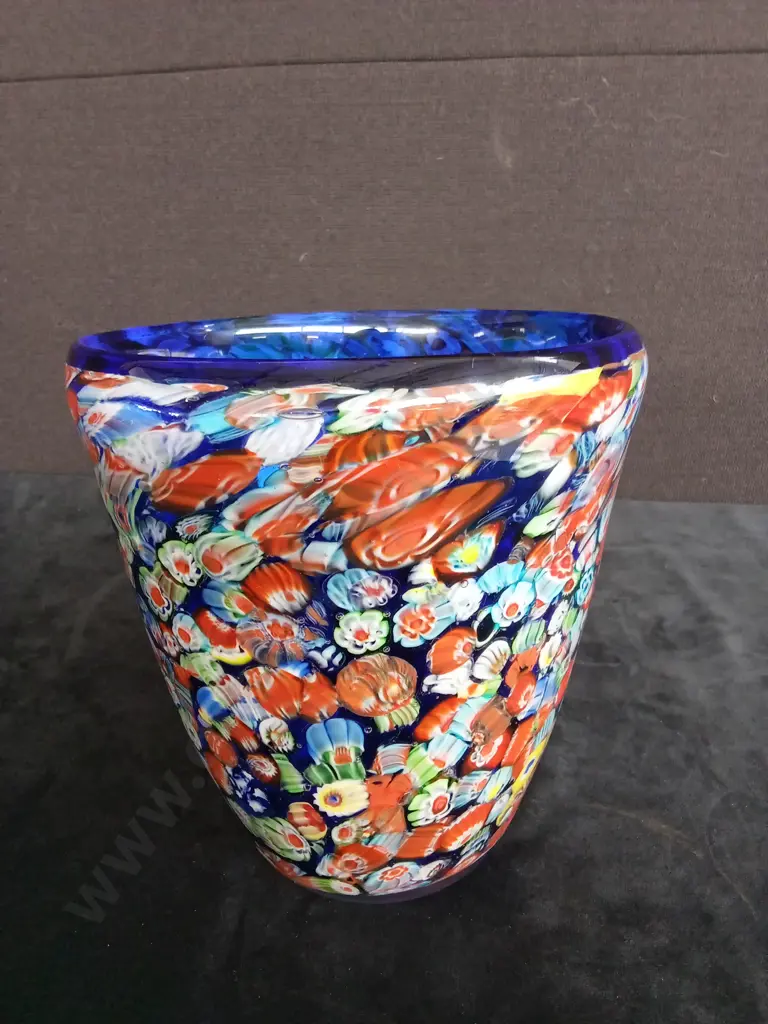 MILLEFIORI GLASS VASE H18CM L16.5CM Image 1++