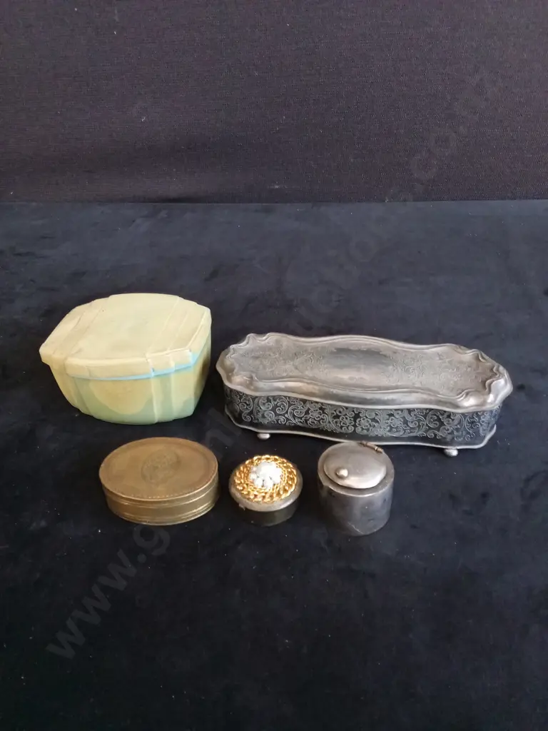 5 DECORATIVE CONTAINERS TALLEST H5CM Image 1++