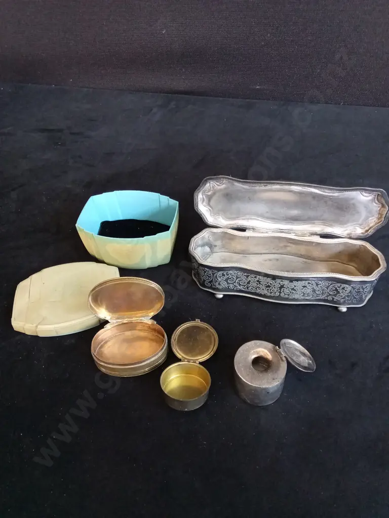 5 DECORATIVE CONTAINERS TALLEST H5CM Image 1++