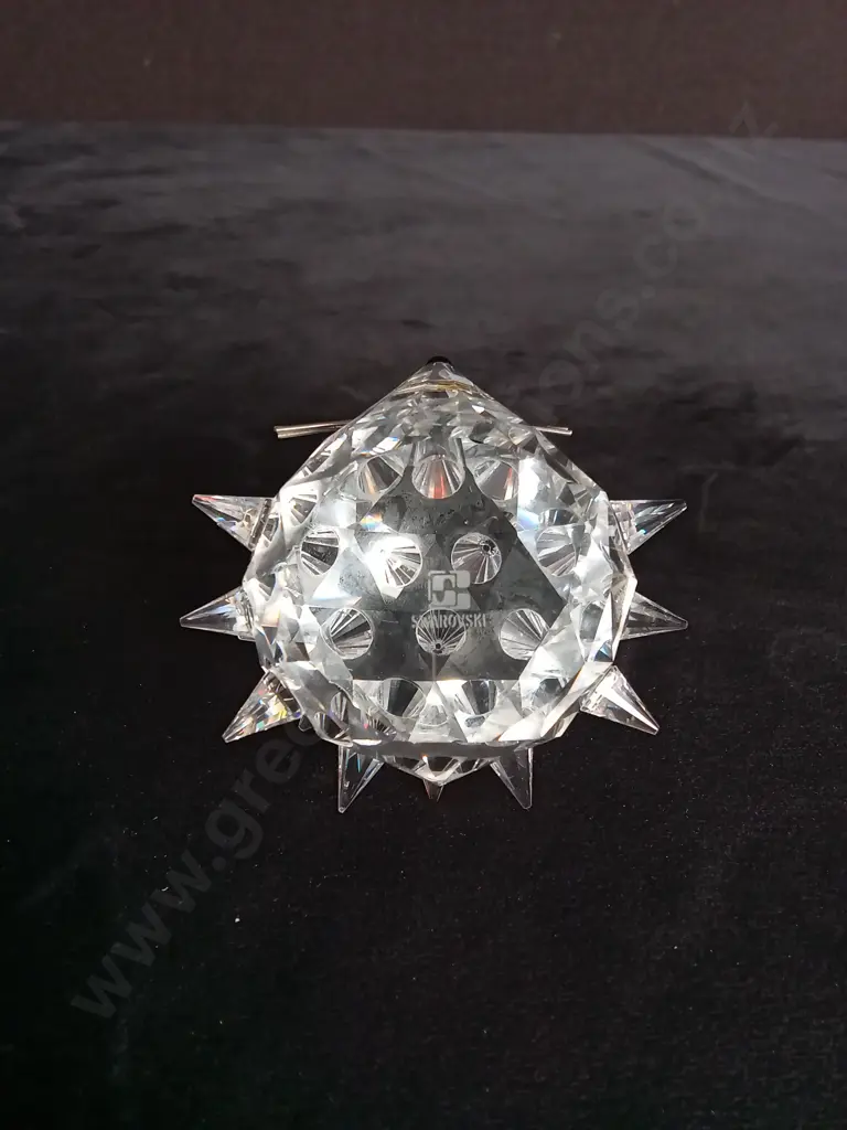 3 SWAROVSKI CRYSTALS INCLUDING RAT H7.7CM HEDGEHOG H74CM AND SNAIL H3CM Image 1++