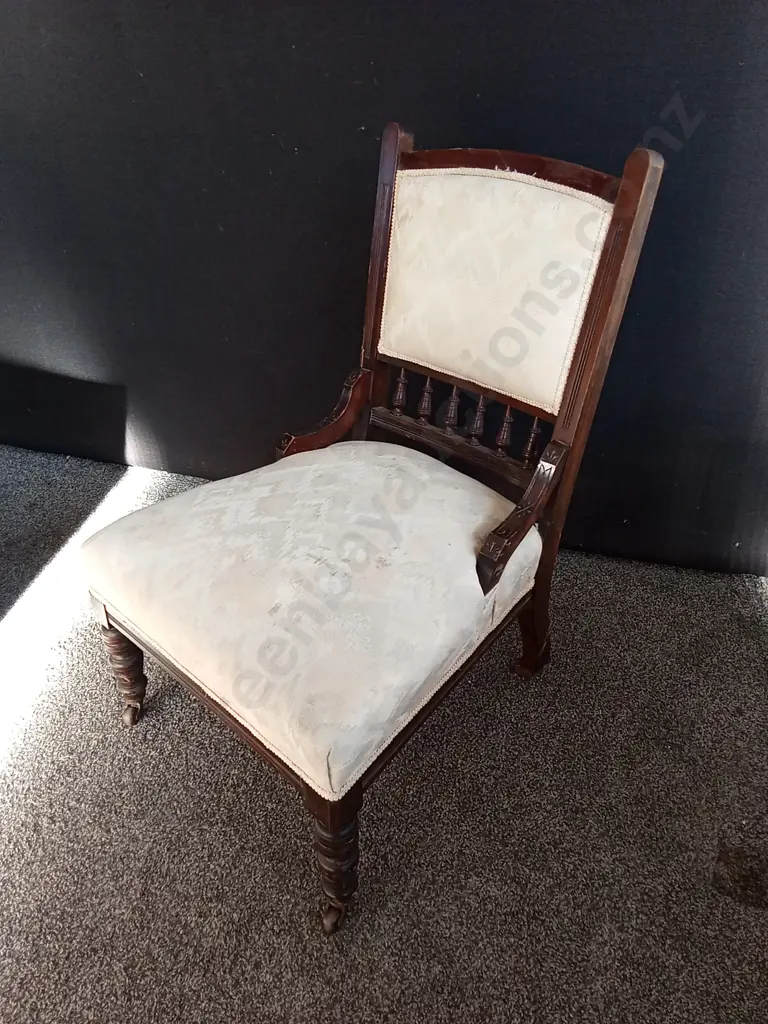 ANTIQUE VICTORIAN EASTLAKE CHAIR, H 76 CM Image 1++