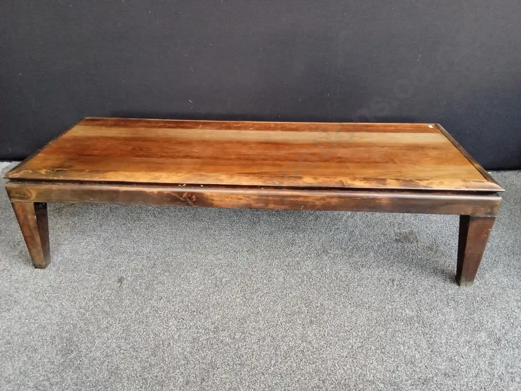WOODEN COFFEE TABLE L1.6M D60CM H40CM Image 1++