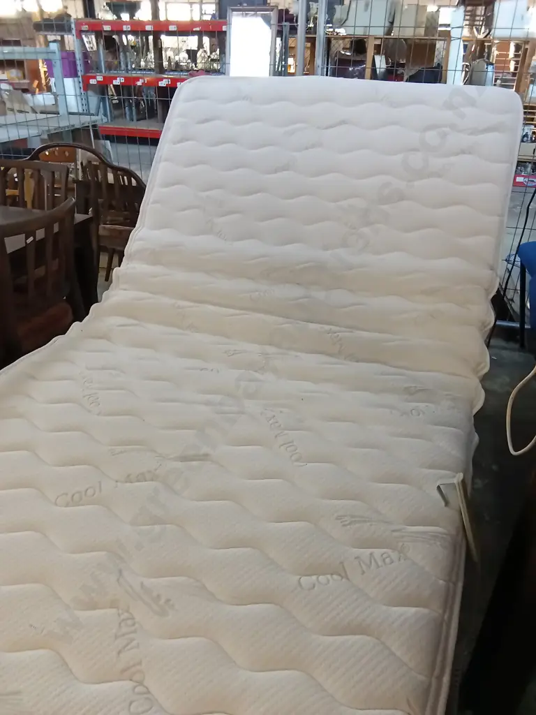 EUROFIT BEDS BODY SENSOR KING SINGLE ADJUSTABLE MOTORISED BED AND MATTRESS, WORKING Image 1++