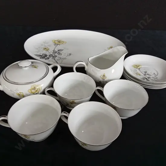 JAPANESE BONE CHINA SET