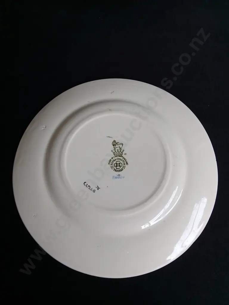 SET OF 25 ROYAL DOULTON ENVOY PATTERN PLATES, LARGEST D 27.5 CM Image 1++