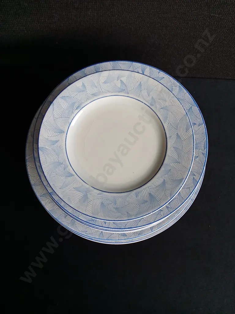 SET OF 25 ROYAL DOULTON ENVOY PATTERN PLATES, LARGEST D 27.5 CM Image 1++