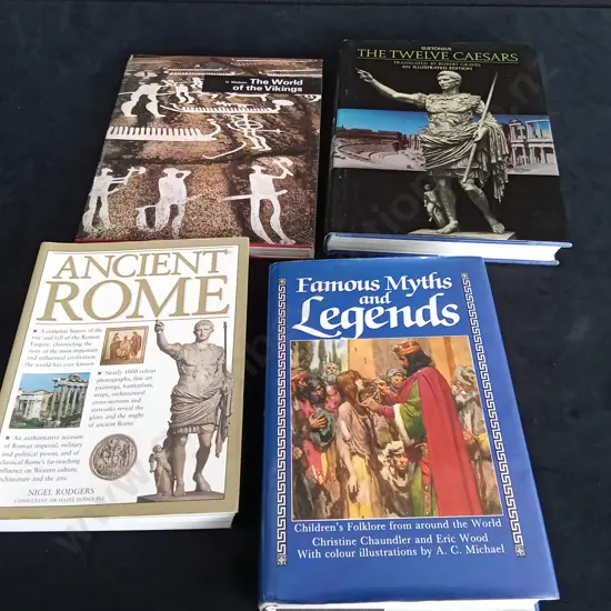 4 BOOKS ON VIKINGS AND ROME