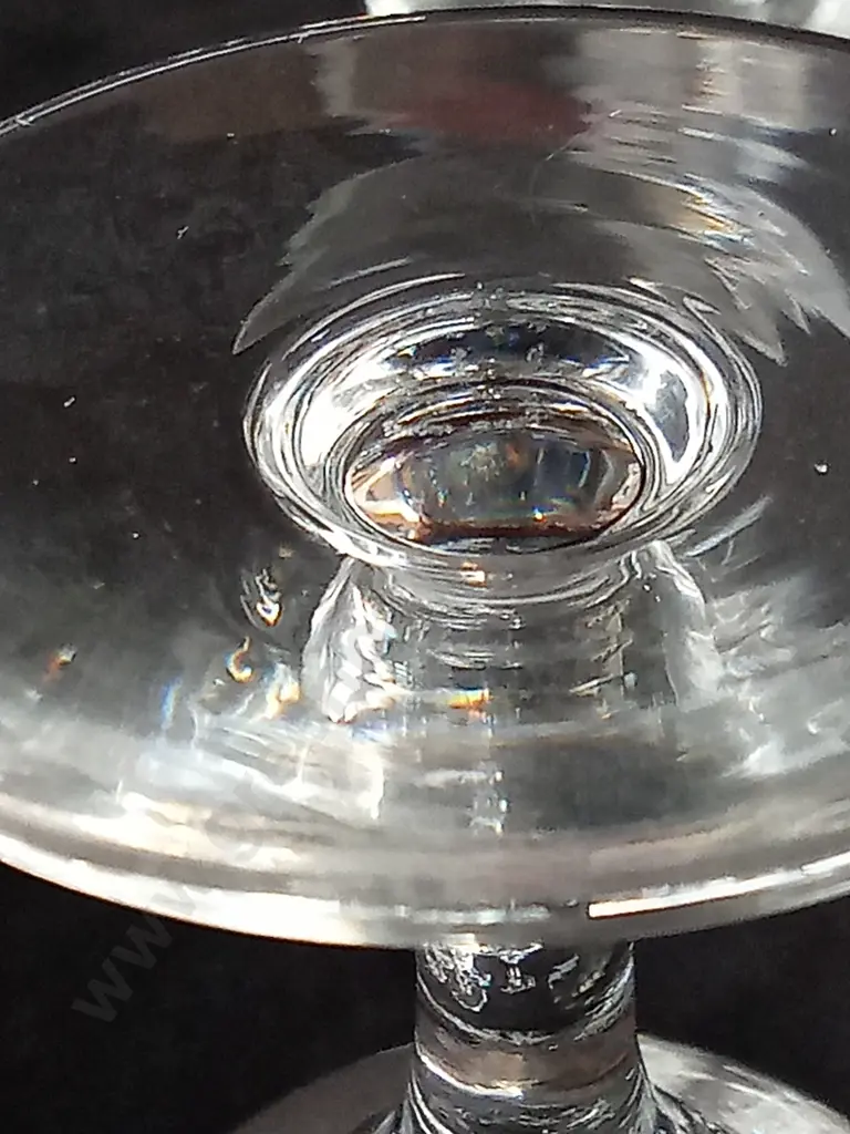 6 ROYAL DOULTON GEORGIAN CRYSTAL GLASS CHAMPAGNE FLUTES H16CM Image 1++