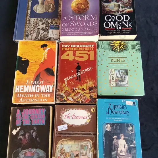 9  VARIOUS BOOKS