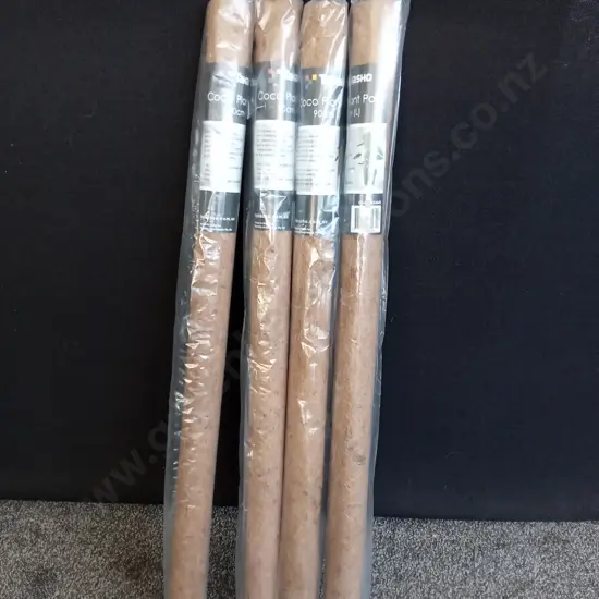 4 TAKASHO BRAND NEW COCO PLANT POLES 90CM