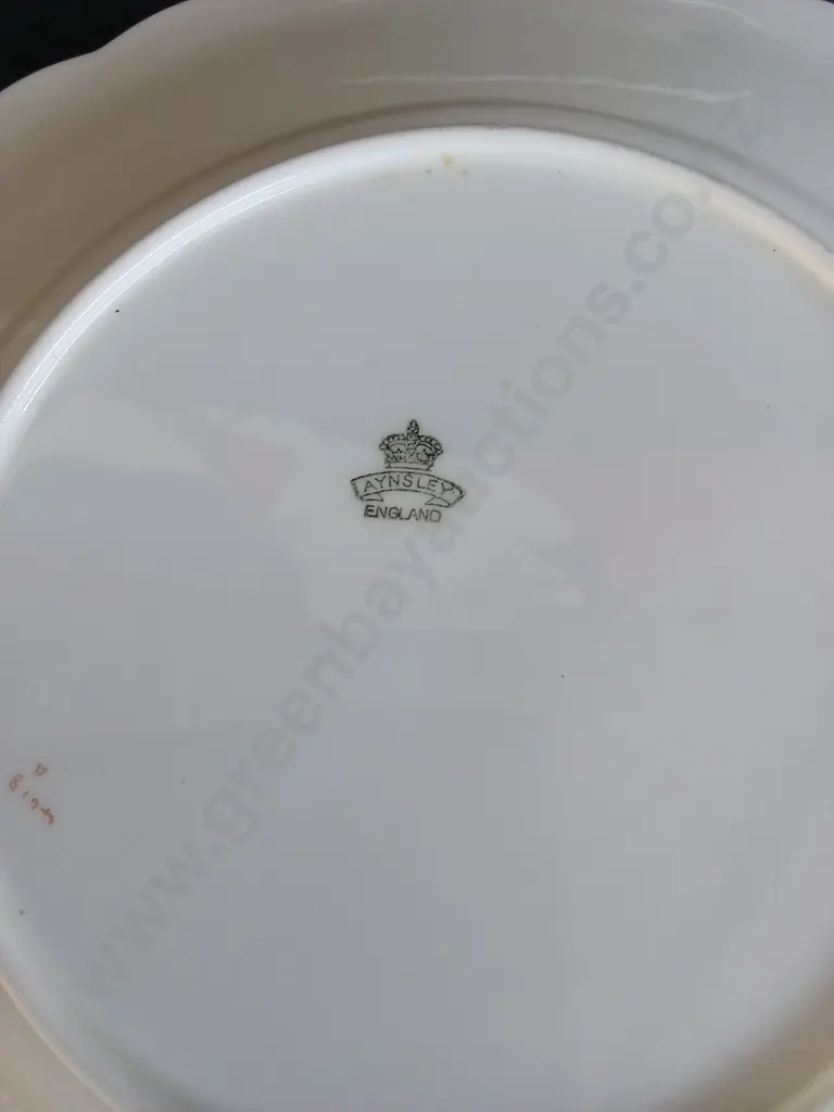 4 PLATES INCLUDING AYNSLEY AND OLD ENGLISH JOHNSON BROS Image 1++