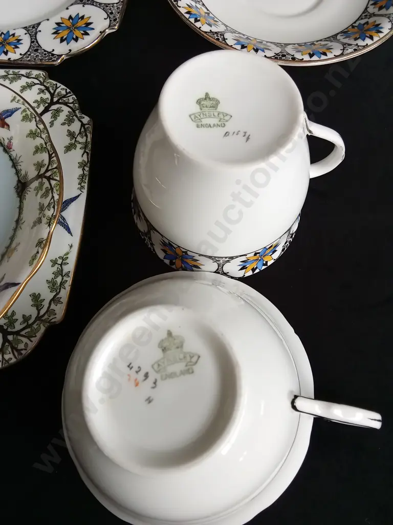 2 VINTAGE AYNSLEY AND 1 ROYAL ALBERT TEA TRIOS Image 1++