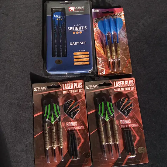 4 BRAND NEW PACKS OF DARTS