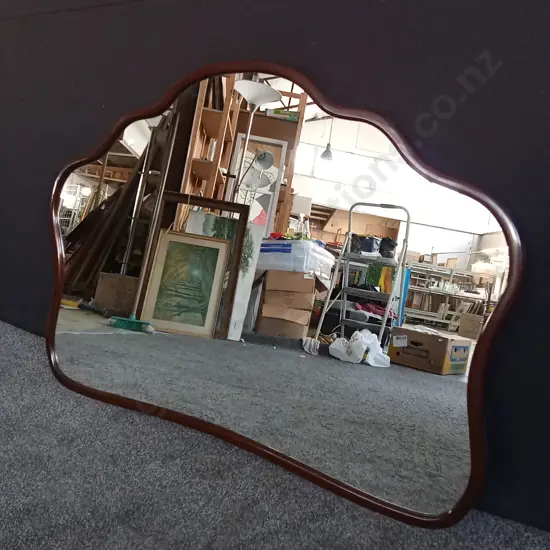 VINTAGE-STYLE FRAMED MIRROR L1.3M H89CM