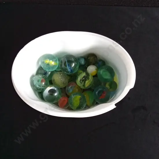 BOX OF MARBLES