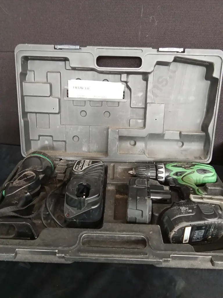 HITACHI BATTERY DRILL AND PREDATOR MULTI TOOL Image 1++