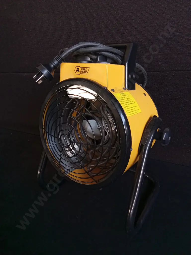 FULL BOAR PORTABLE INDUSTRIAL ELECTRIC FAN HEATER, H 41 CM, WORKING Image 1++